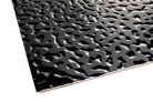JP Decor waved wall panel - METALLIC PIANO BLACK - 280 x 120 x 0.9 cm