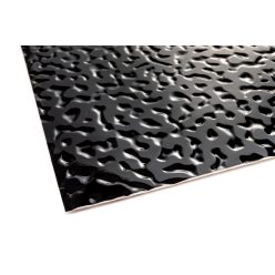   JP Decor waved wall panel - METALLIC PIANO BLACK - 280 x 120 x 0.9 cm