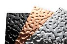 JP Decor waved wall panel - METALLIC PIANO BLACK - 280 x 120 x 0.9 cm
